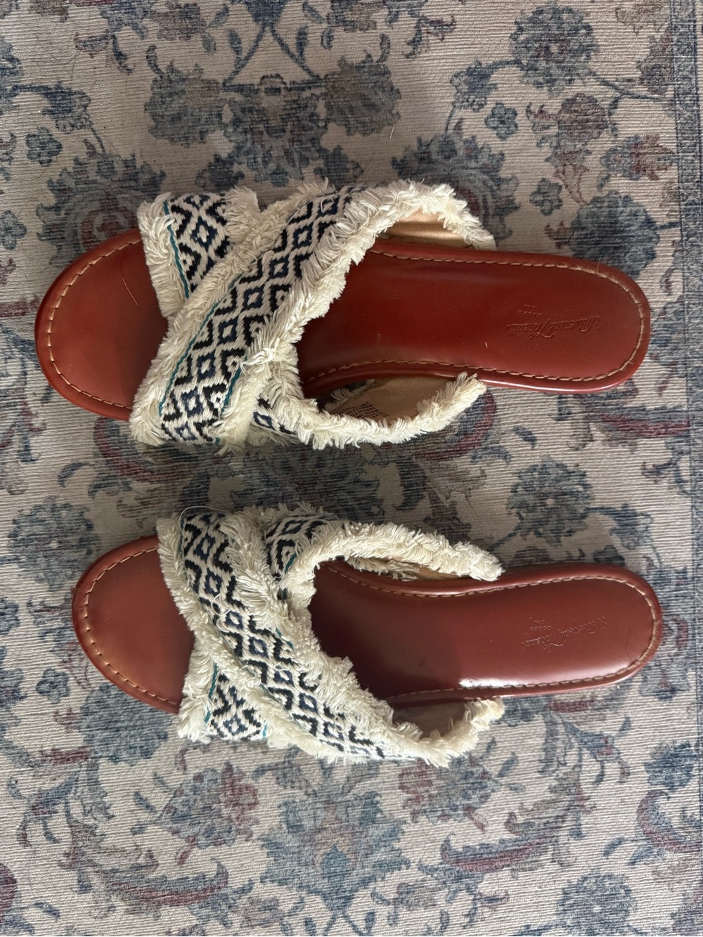 Fringe Slide Sandals
